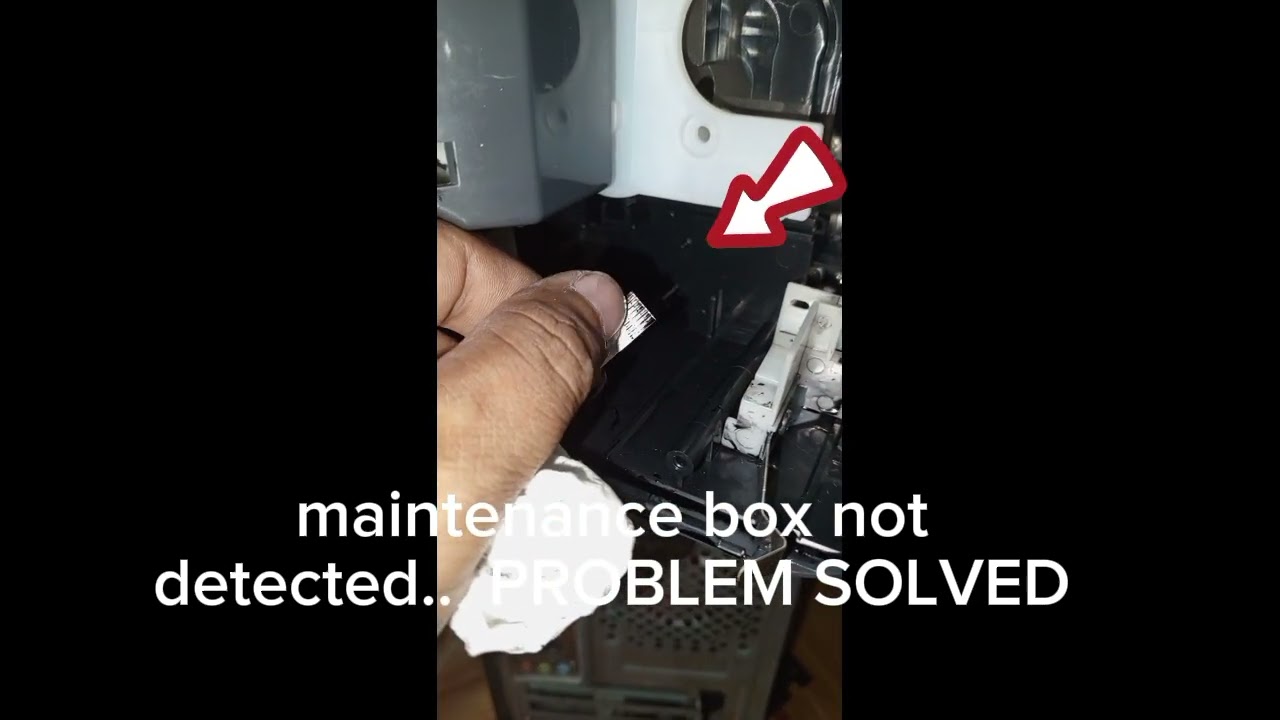 Epson L11050 MAINTENANCE BOX PROBLEM SOLVED