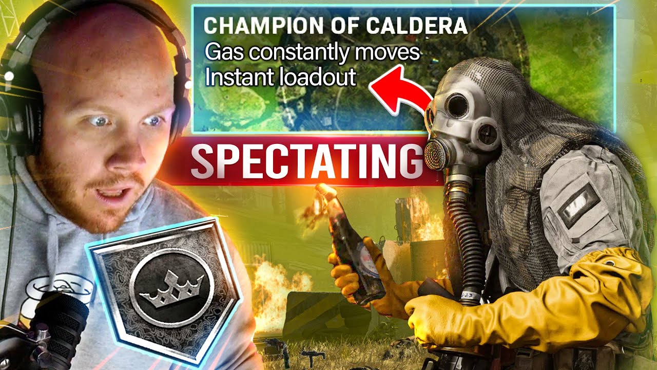 SPECTATING NEW CHAMPION OF CALDERA MODE IS LIKE REBIRTH ISLAND IN CALDERA!
