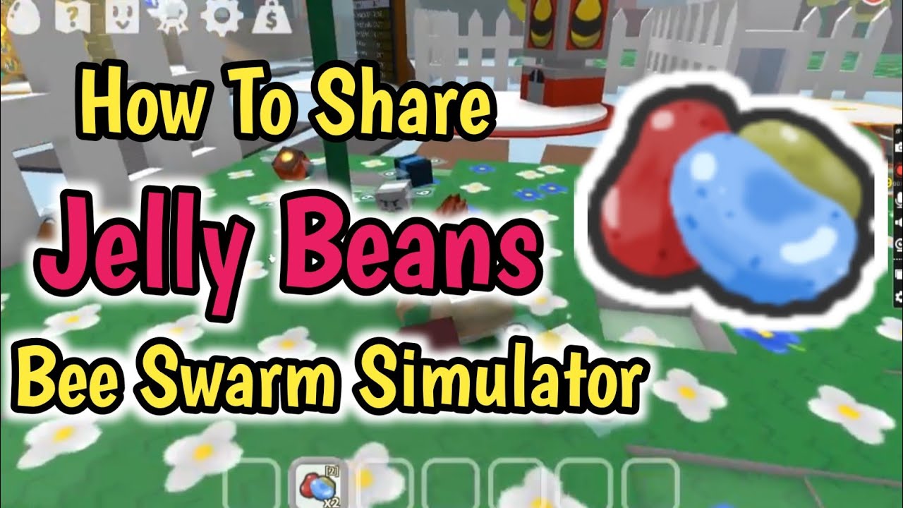 How To Share Jelly Beans Token In Bee Swarm Simulator l Jelly Beans Sharing Tutorial In Bee Swarm