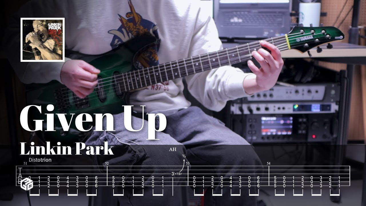 Linkin Park - Given Up l Guitar cover & TAB l 일렉기타 쉬운 연습곡 타브 악보