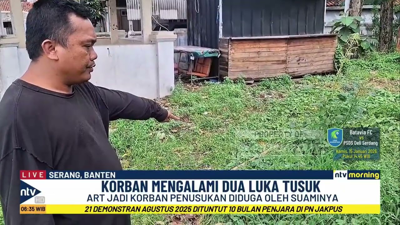 Geger! Suami Tikam Istri hingga Tergeletak di Lahan Kosong, Pelaku Masih Diburu | NTV MORNING