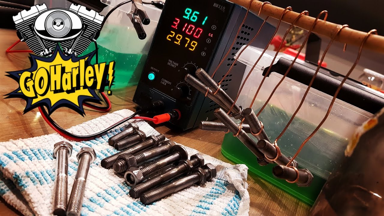 Nickel electroplating | Fastenings revitalisation | by GoHarley