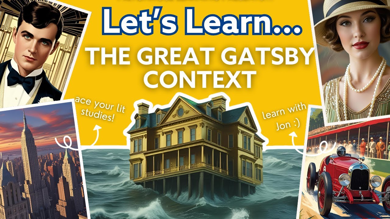 🍸 The Great Gatsby – Historical Context Explained! | A Level English Literature | Let’s Learn Series