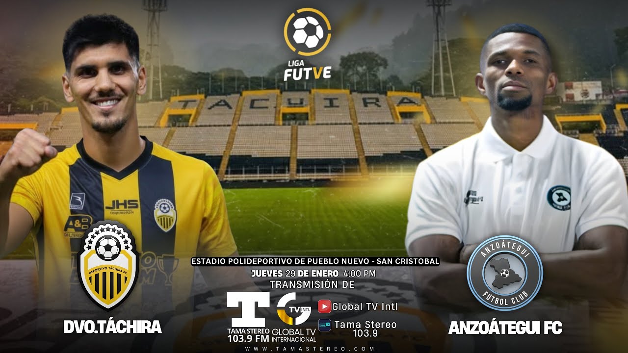 DVO.TÀCHIRA VS ANZOÀTEGUI FC | JORNADA 1 | TAMA STEREO 103.9FM  29/01/2026