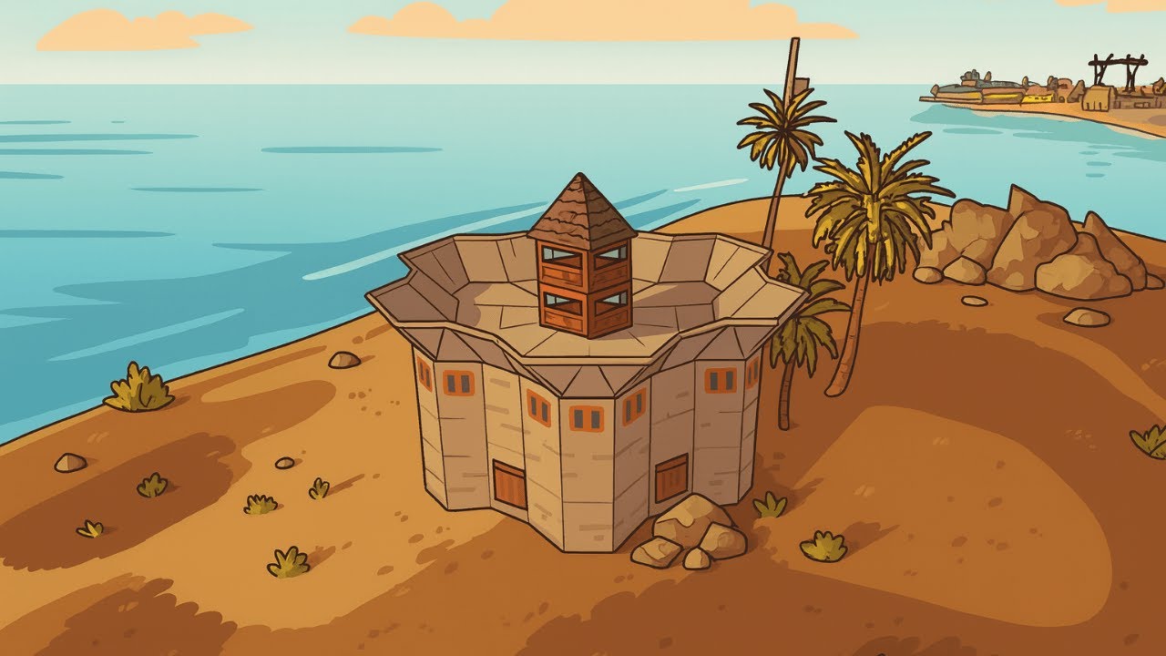 DEFENDI um RAID SOLO em uma ILHA! 🌴- Rust