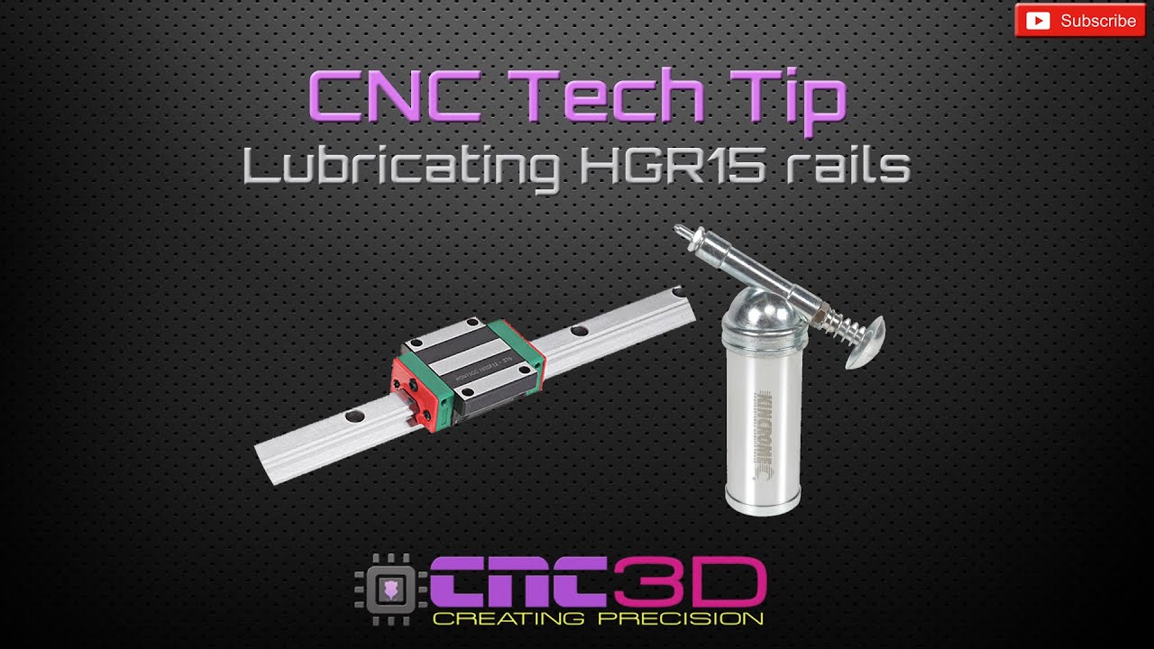CNC Tech Tip - Greasing HGR15 rails using a Kingchrome mini Grease gun