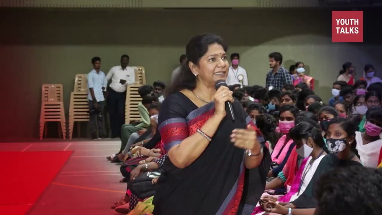 First step to enter into politics | AM Jain College | Youth Talks | Kanimozhi Karunanidhi