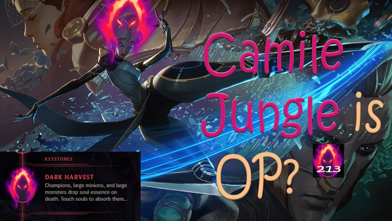 CAMILE JUNGLE GAMEPLAY PRESESON 8 | HOW TO WIN WHEN ENEMY ARE FED |  NEW RUNES | FUN WHIT FRIENDS
