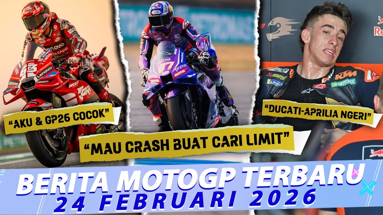 Acosta Ngeri Liat Ducati Aprilia 😱 Toprak Ingin Crash Demi Cari Limit 😮‍💨 Bagnaia: Aku & GP26 Cocok