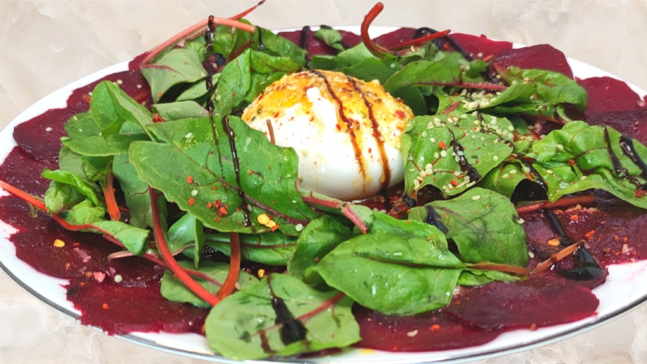 Beetroot Carpaccio & Burrata Cheese Salad | Easy Recipe | Dinner Like at Restaurant