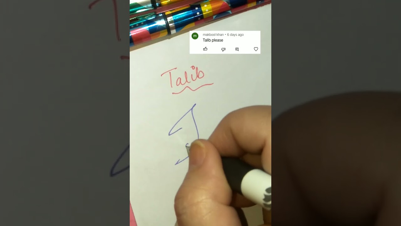 💫Talib Signature Style ✍️💯#youtubeshorts #ytshorts #youtube