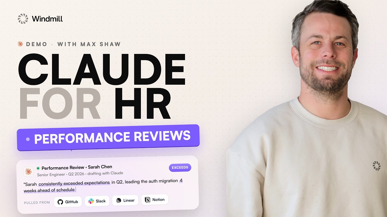 Claude for HR: Building AI Workflows for Performance Reviews (Webinar)