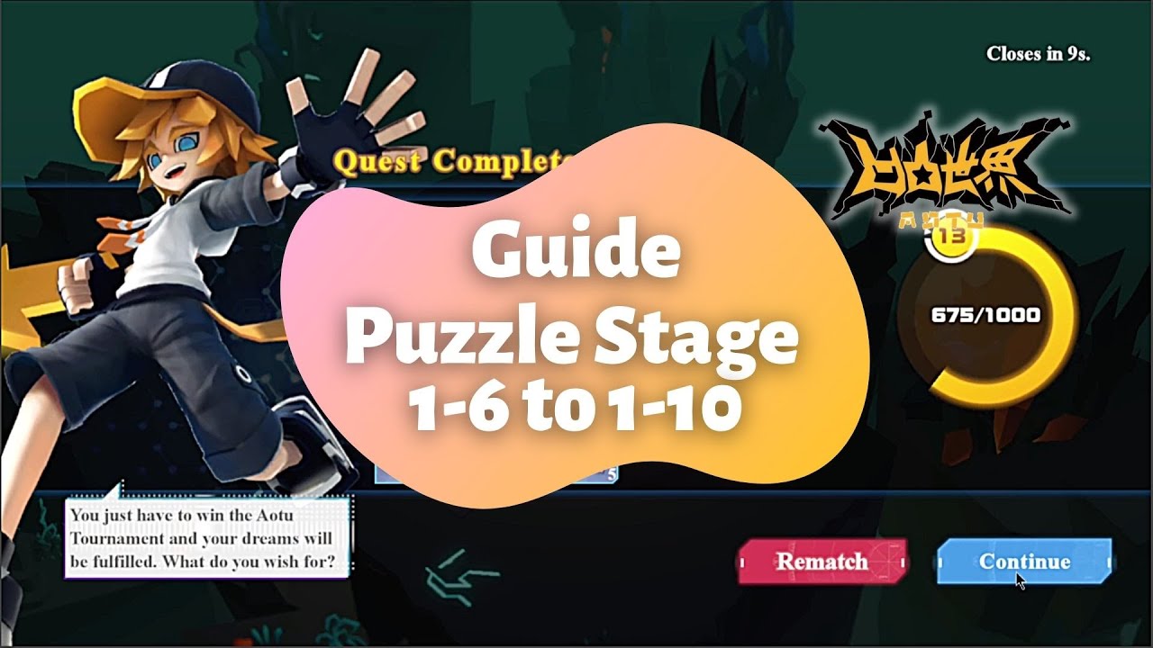 Aotu World - Guide Puzzle Stage 1-6 to 1-10