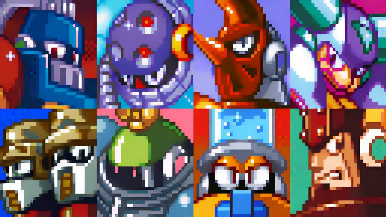 Mega Man 8 Boss Rush+Weaknesses 