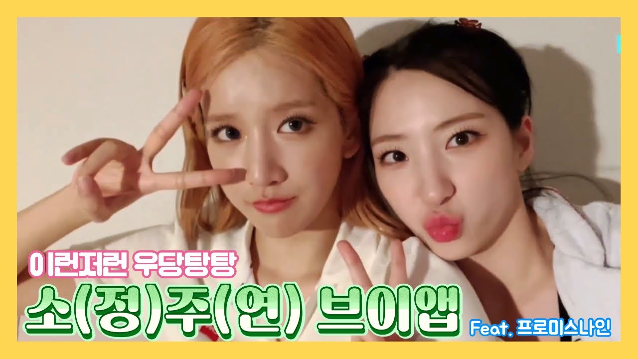 [우주소녀 엑시&은서] 이런저런 우당탕탕 소(정)주(연) 브이앱❤️ feat.프로미스나인