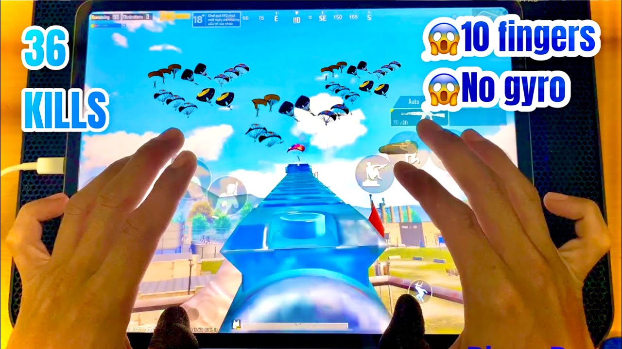 😱10 finger or 8 finger?🔥iPad Gameplay Handcam Full Video [PUBG MOBILE]