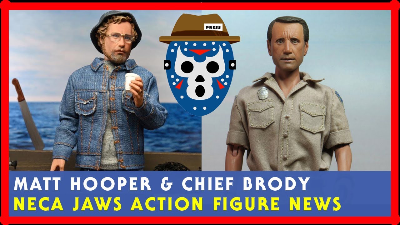 NECA JAWS NEWS - Update on Matt Hooper and Chief Martin Brody Action Figures from Classic Movie
