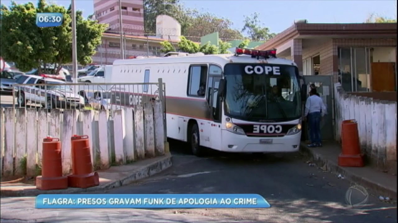Presos gravam funk de apologia ao crime em Belo Horizonte (MG)