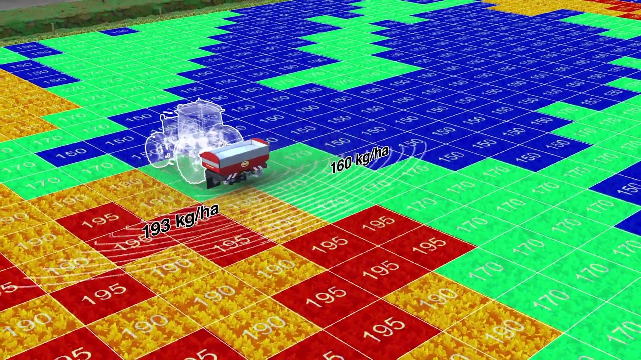 Distributeurs d'engrais VICON - technologie GEOSPREAD et MULTIRATE (FR)