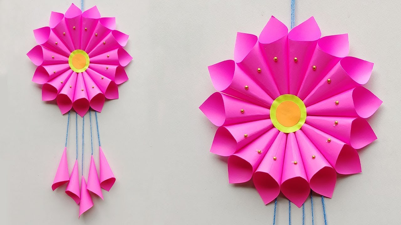 DIY Wall Hanging Decoration // Room Decor Crafts // Paper Craft Ideas
