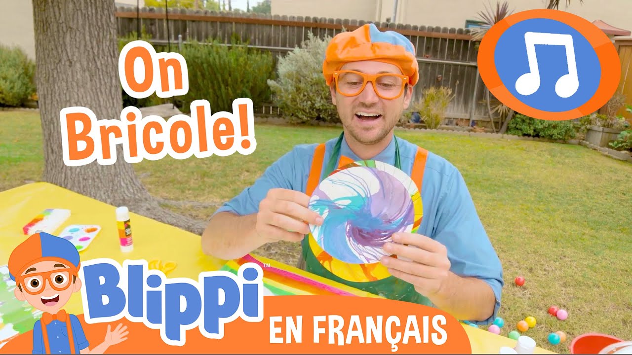 Le Bricolage! | 🎵Blippi en Français -  Chansons pour enfants