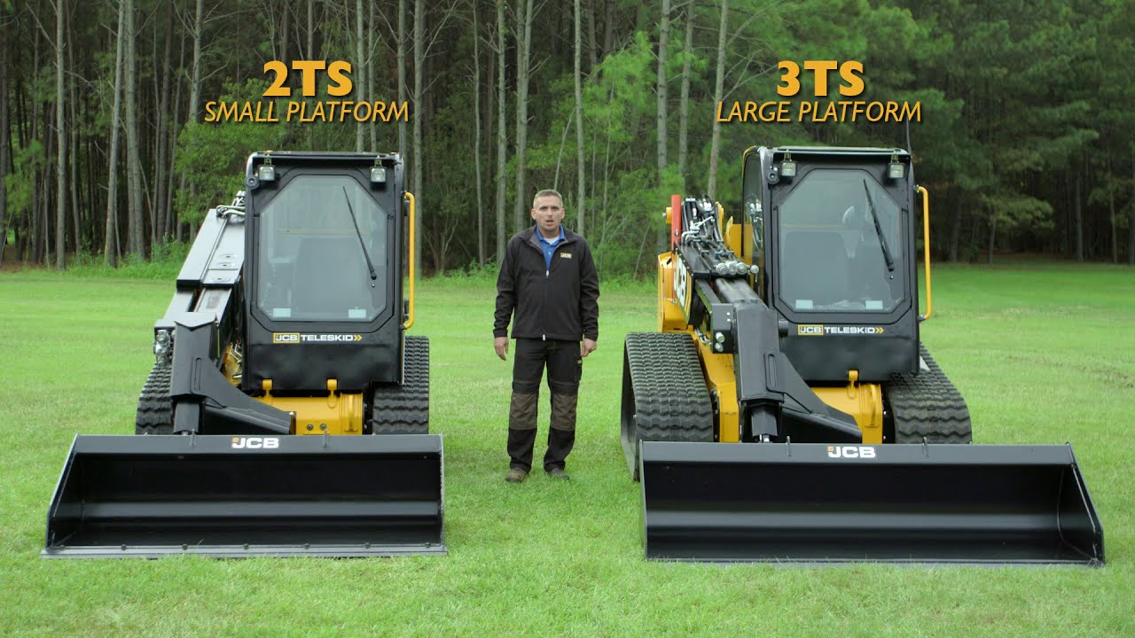 Линейка телескопических погрузчиков JCB — 2TS против 3TS