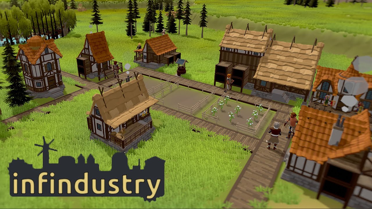 Infindustry - Procedural Industry Automation Sandbox City Builder
