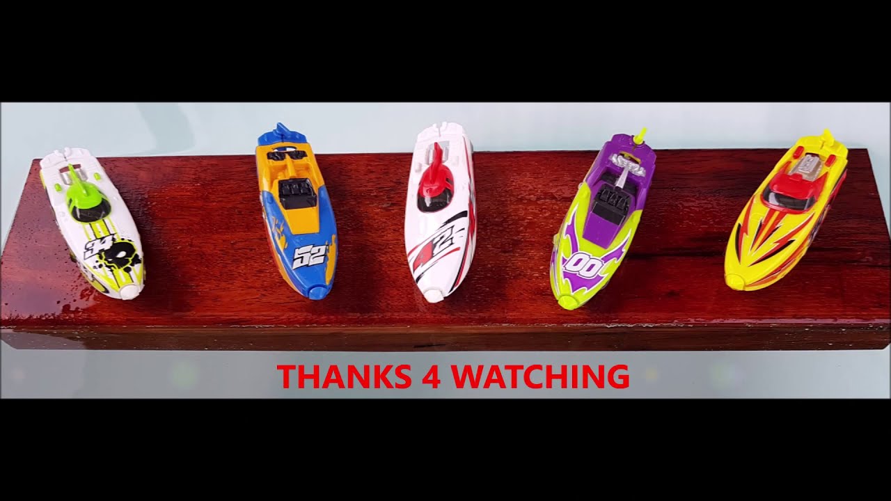 Micro boats with electric motors