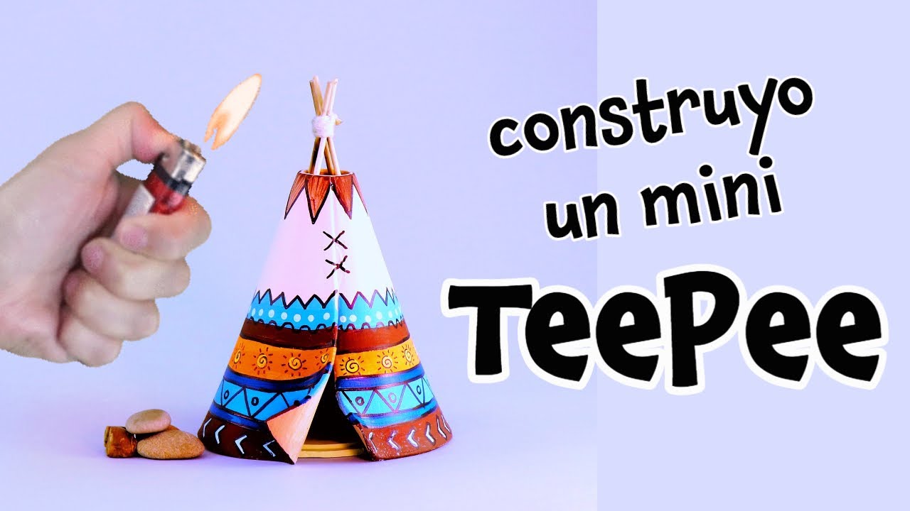 Construyo un mini TeePee de verdad | Mis Mejores Ideas | Arcilla