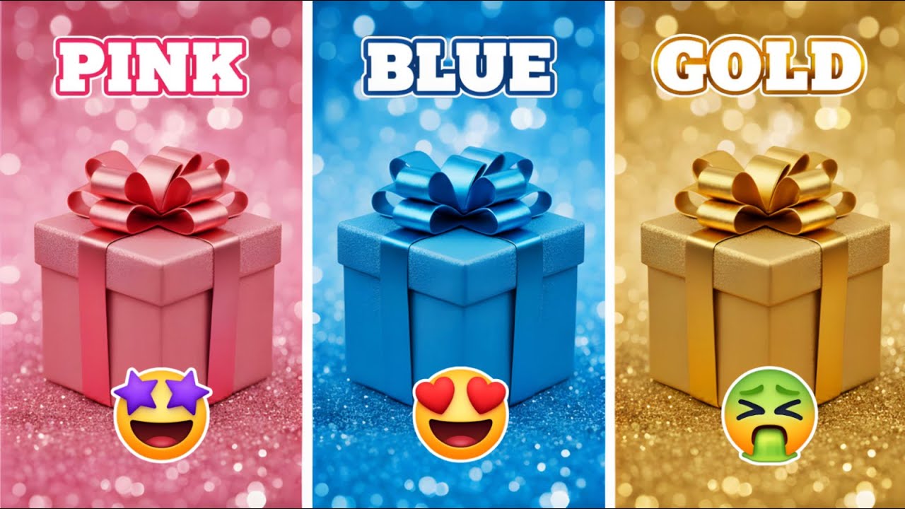 Choose Your Gift! Pink, Blue or Gold💗💙⭐ How Lucky Are You?