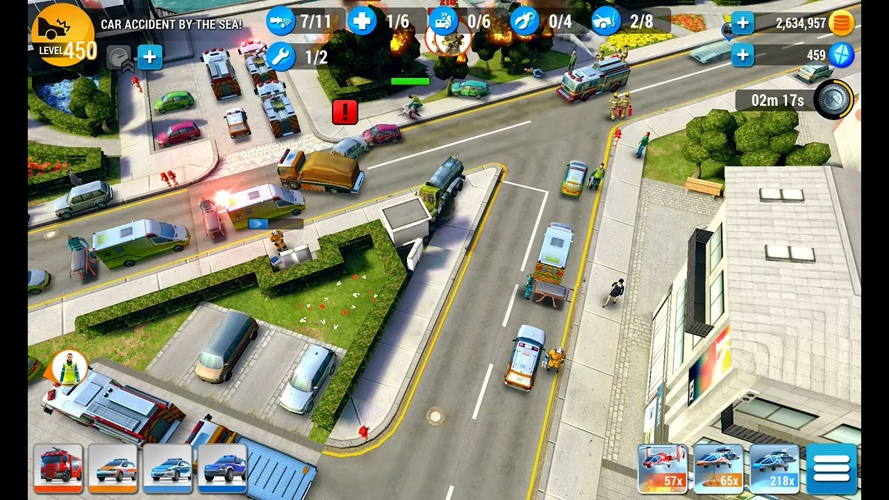 Emergency HQ, Hero Level 298, Car accident by the sea