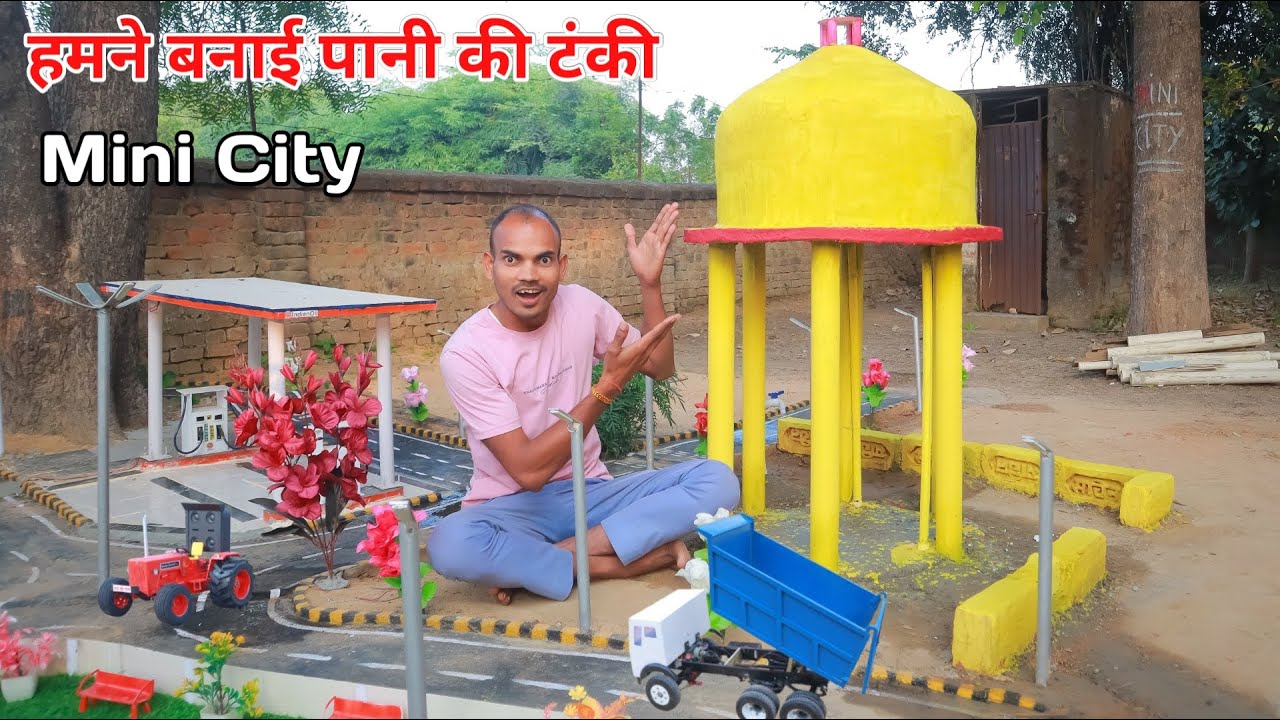 I Build a Mini Water Tank | For Mini City