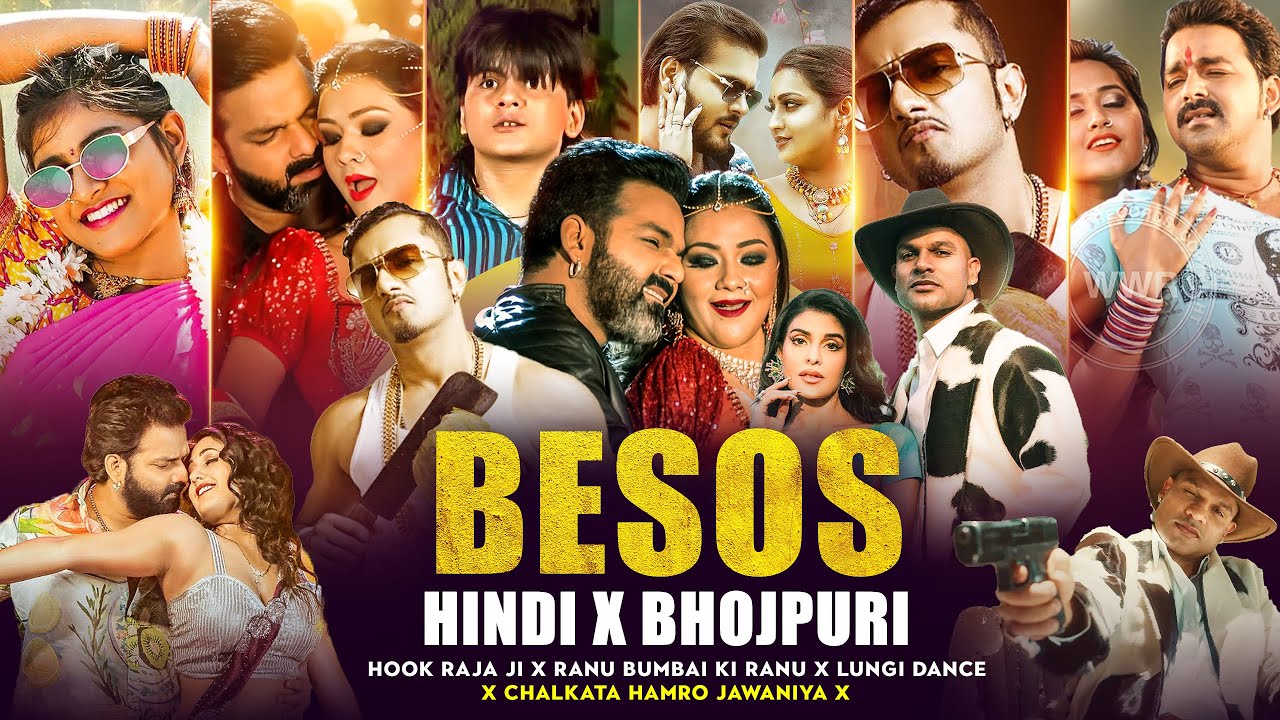BESOS X Choliya Ke Hook X Lungi Dance Mashup | Hindi X Bhojpuri | Pawan Singh X Honey Singh Mashup