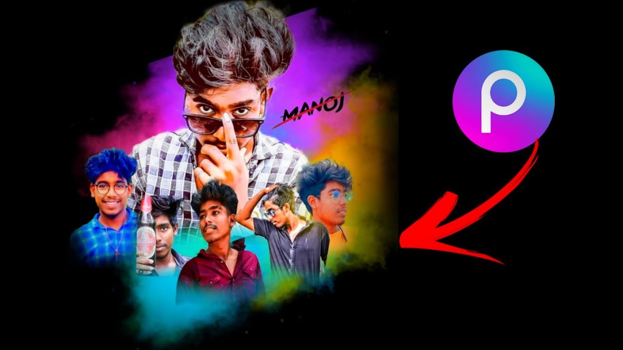 Multi Photo Editing Picsart Tamil | Photo Editing Tamil In Mobile