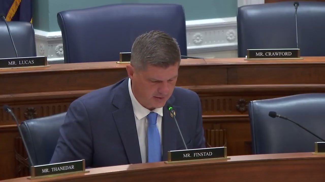 Rep. Finstad Remarks at 7/22 House Ag Committee Hearing