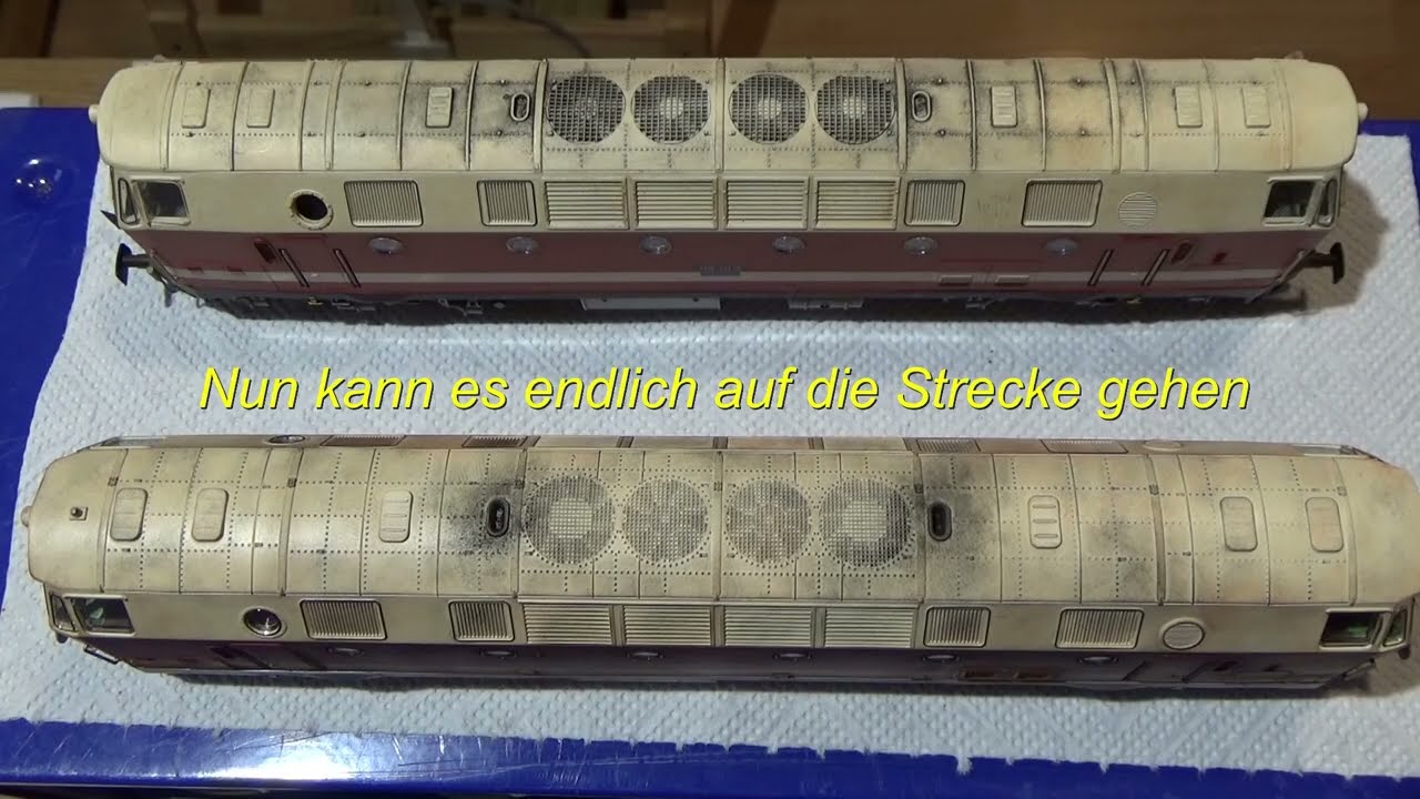 Alterung einer Piko 119 mit Puderfarben