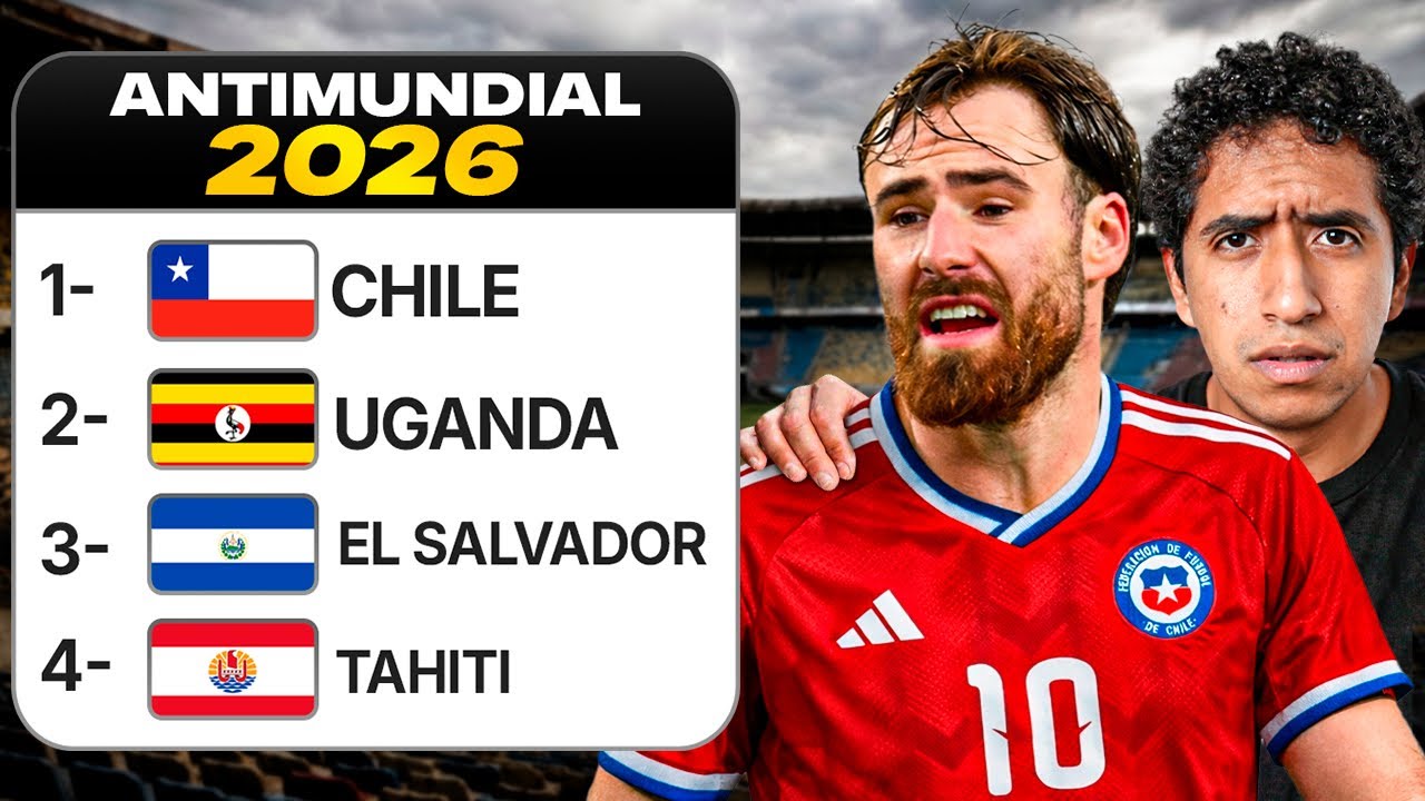 Creé el ANTIMUNDIAL 2026: El Mundial de los eliminados. 😰