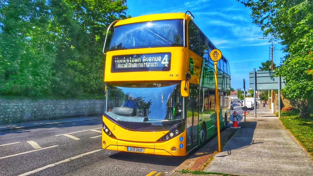 Ride onboard PA 22 from Merrion Gates to Monkstown Avenue on route 4.
