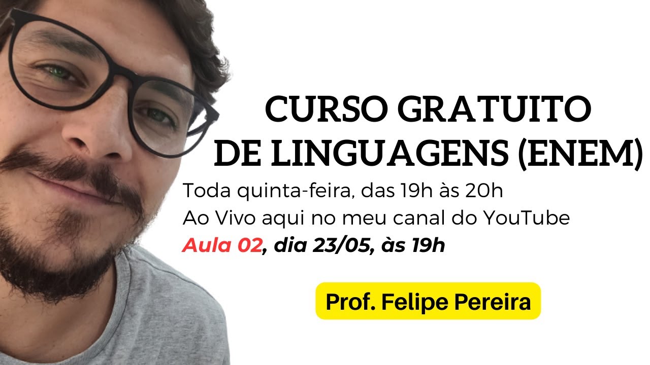 Curso Gratuito de Linguagens (AULA 02)