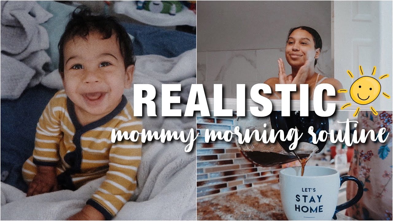 REALISTIC MOMMY MORNING ROUTINE OF SAHM 2020 // Stay At Home Mom Morning Routine // OHSHAYSHAY