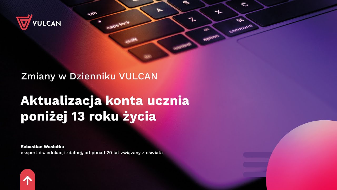Aktualizacja konta ucznia poniżej 13 lat