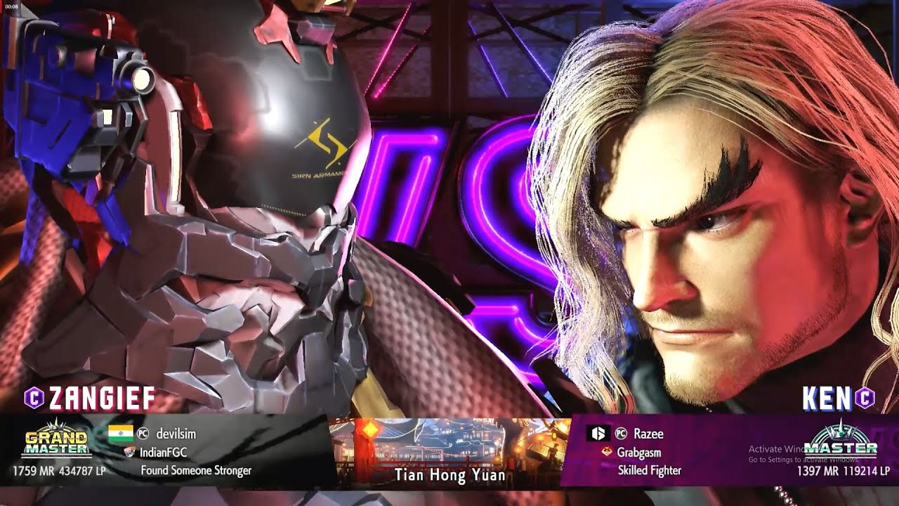 SF6 Ken Vs Zangief Ranked Match Street Fighter 6