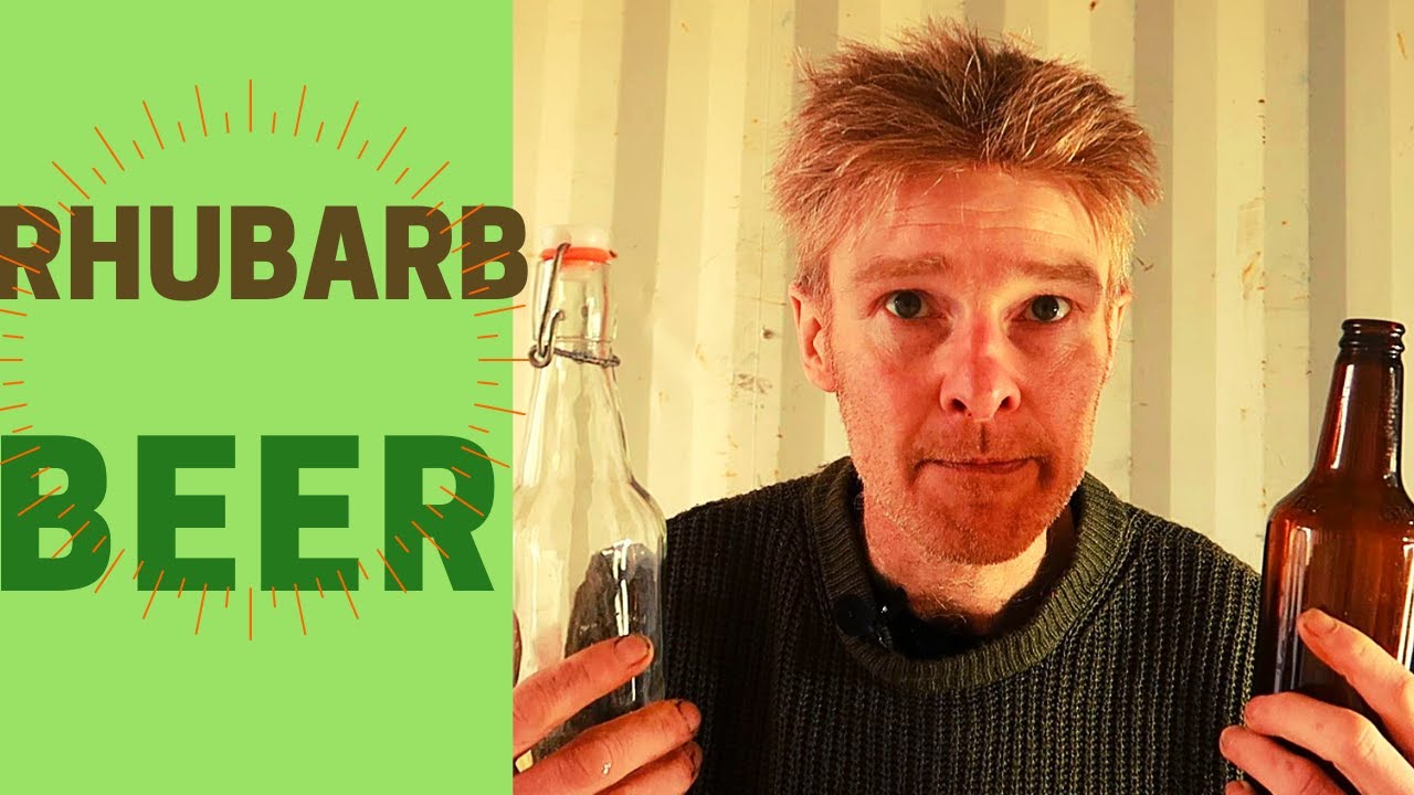 Rhubarb Beer  -Simple and quick recipe and method