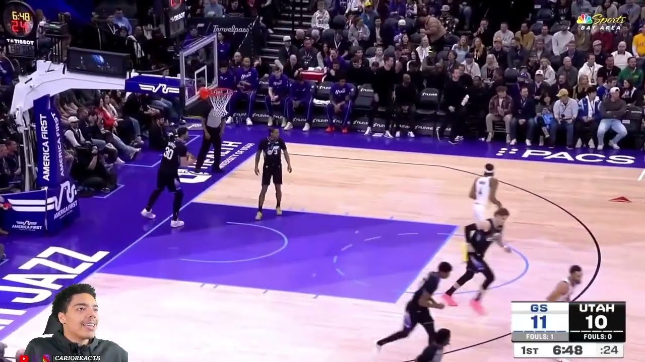 CarioReacts To Warriors vs Jazz | FULL GAME HIGHLIGHTS | January 28, 2026!!!