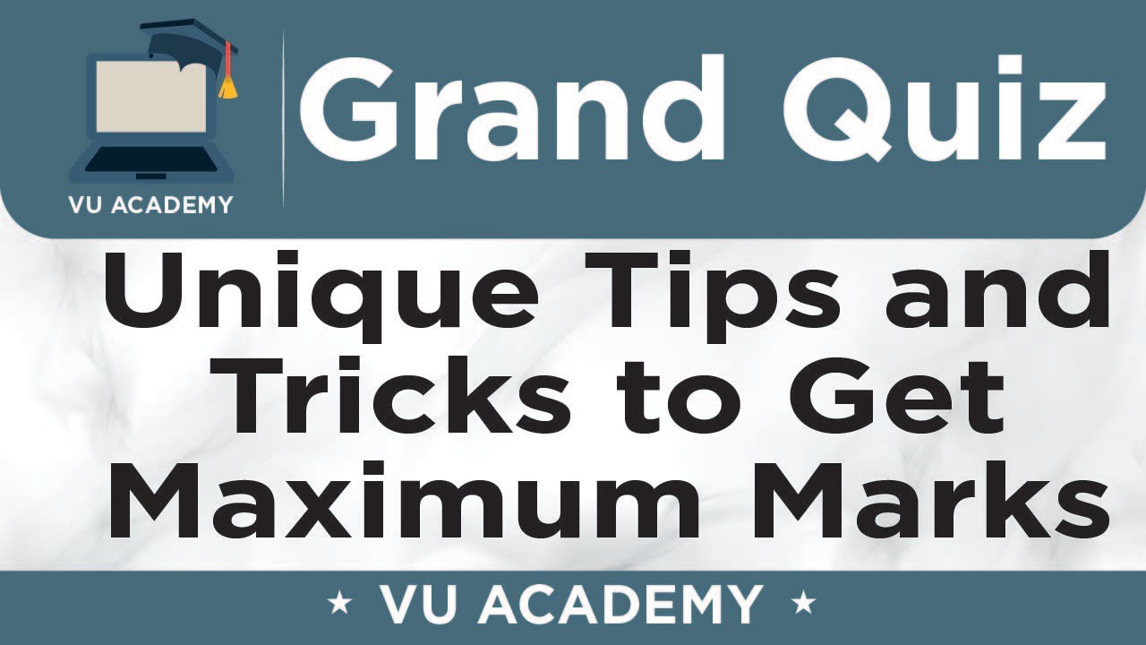VU Quiz || Unique Tips and Tricks to Attempt Quiz || Get Maximum Marks
