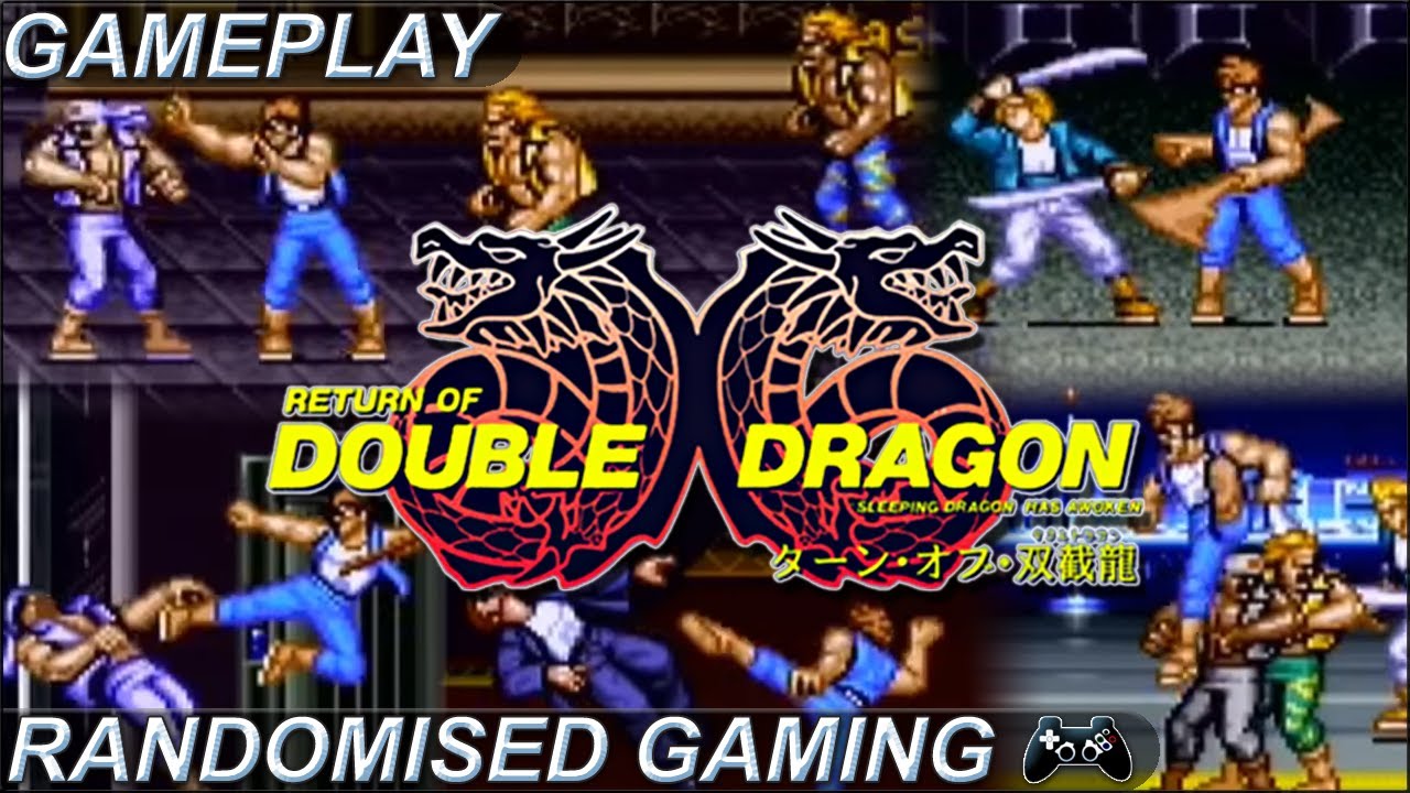 Return of Double Dragon - Super Nintendo (SNES) -  Gameplay from Stages 1 -3 (Real hardware)