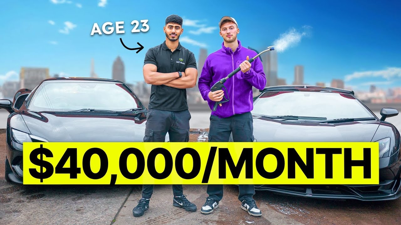 23-летние открывают бизнес по детейлингу автомобилей с доходом 40 тыс. долларов в месяц