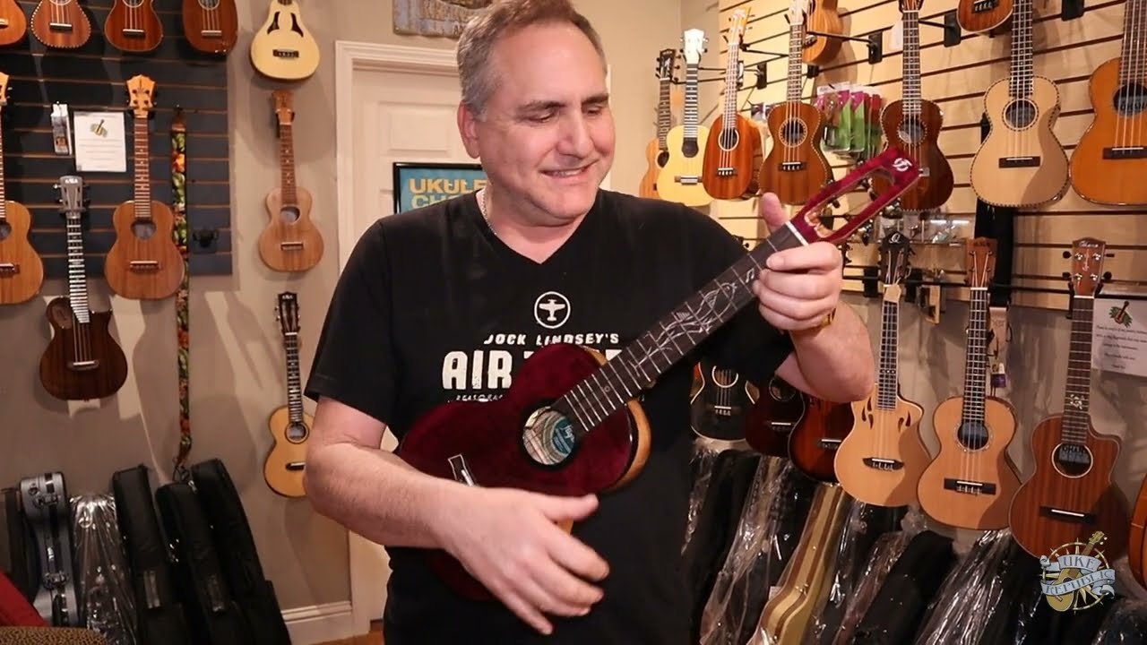 Flight Songbird Solid Maple Mango Tenor Ukulele w  PU