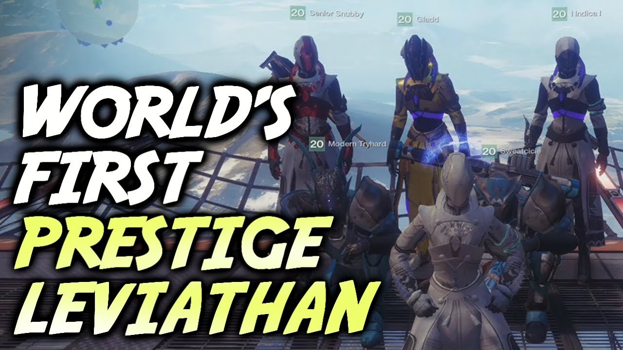 WORLD'S FIRST PRESTIGE MODE LEVIATHAN RAID! [DESTINY 2]