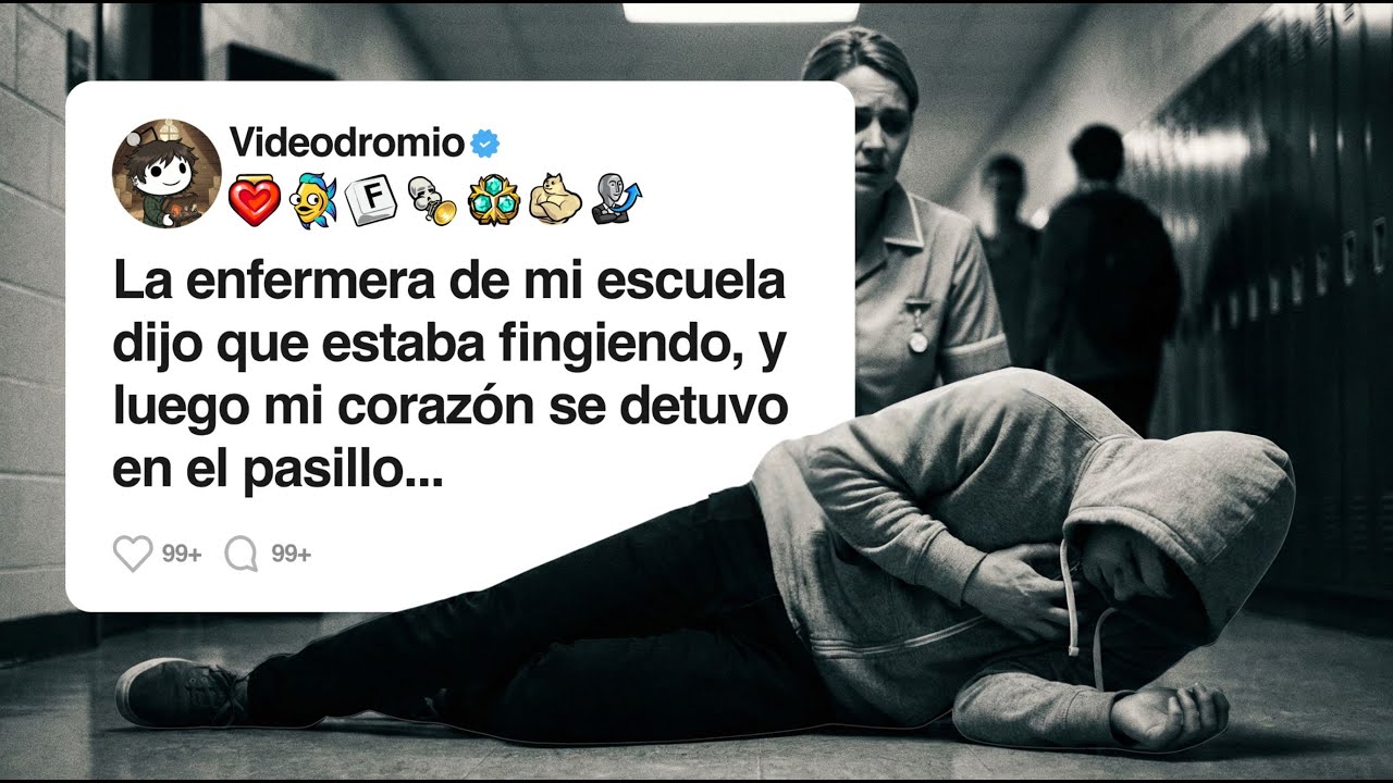 La enfermera de mi escuela dijo que estaba fingiendo, y luego mi corazón se detuvo en el pasillo...